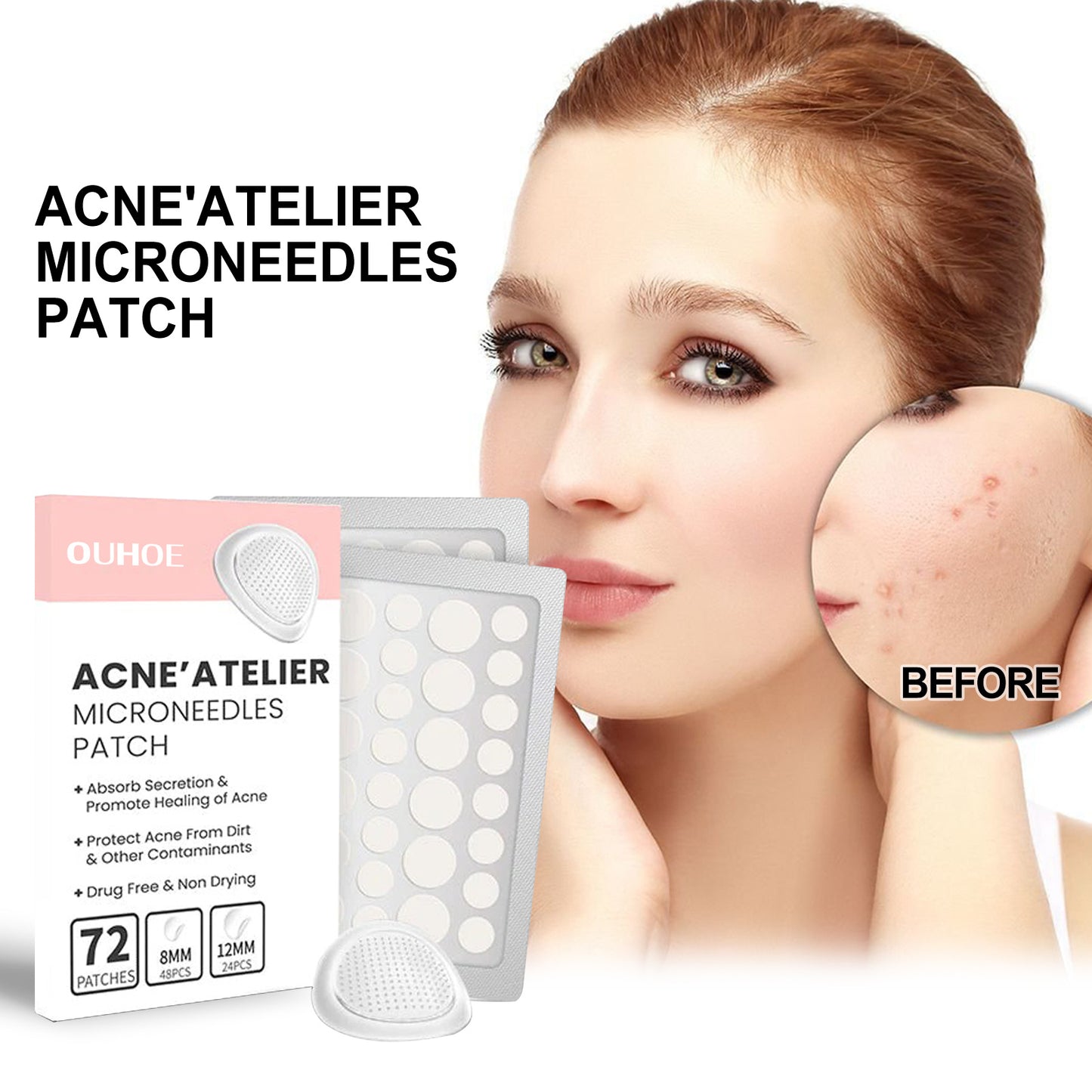 Acne Patch Repair Acne Redness Pore Cleansing & Moisturizing Patch
